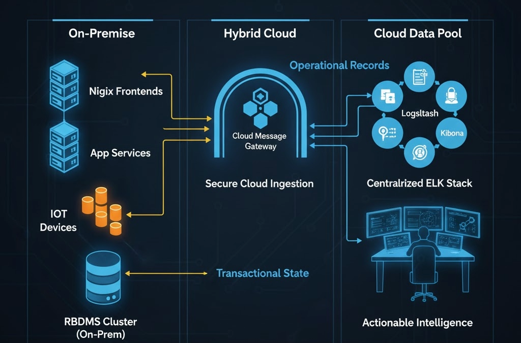 Modern SaaS Storage: Decoupling RDBMS Transactions and ELK Records